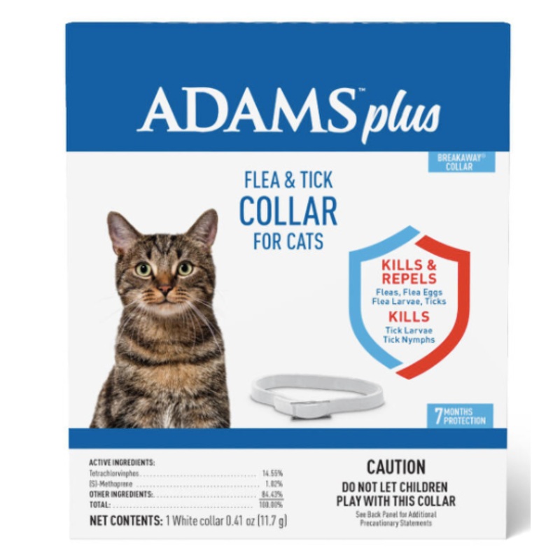 Adams Flea & Tick Breakaway Collar for Cats/Kittens