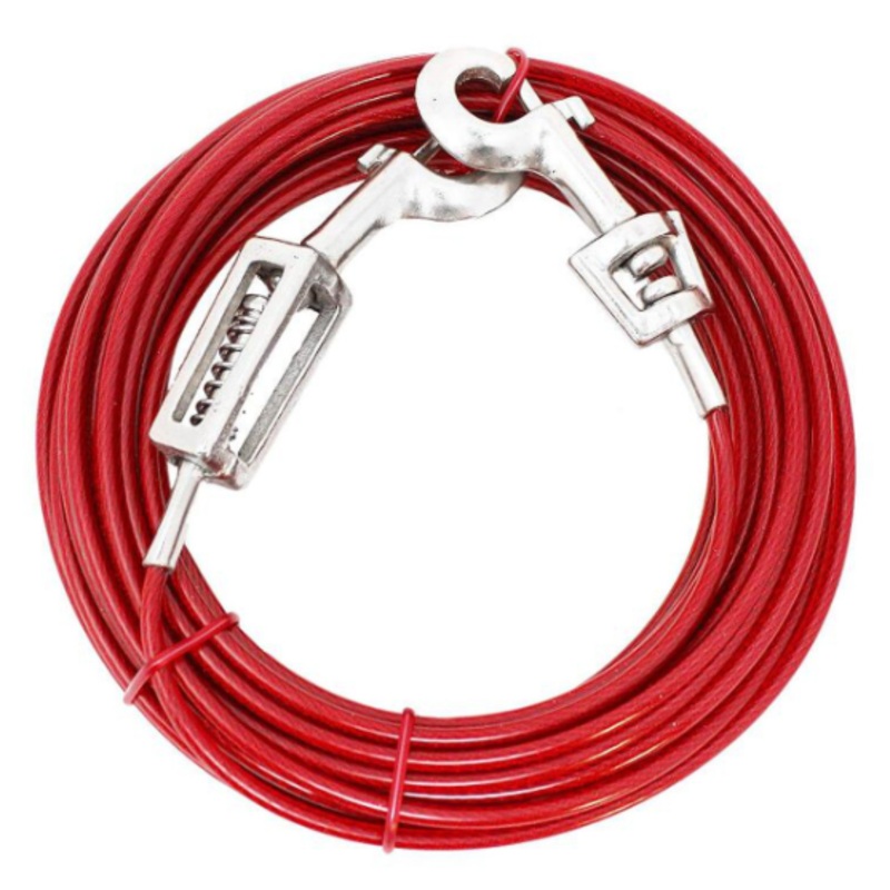 Boss Pet 30′ Tie-out w/ Spring Large 60#