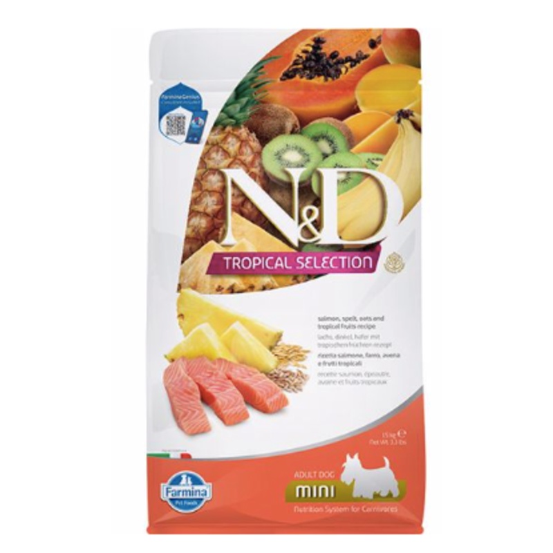 N&D Tropical Salmon Mini 3.3#