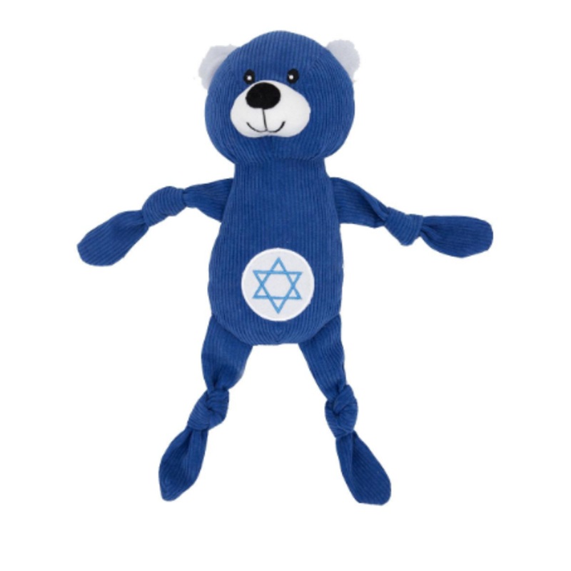 Zippy Paws Hanukkah Corduroy Cuddlerz – Bear