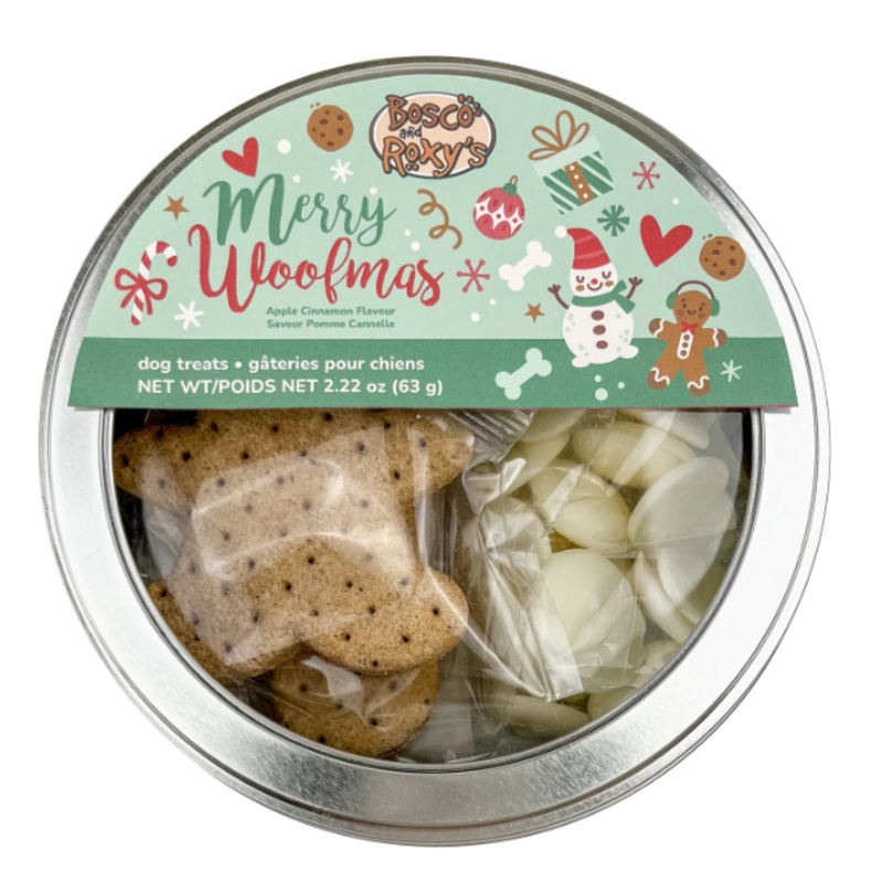 Bosco & Roxys Holiday Tin DIY Cookie Kit