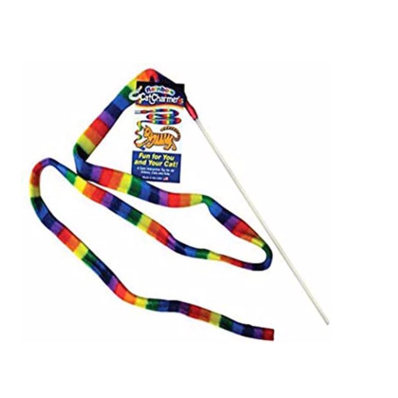 Cat Dancer Charmer Rainbow Toy