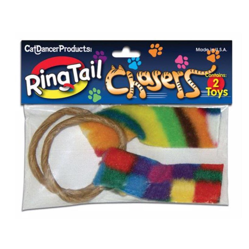 Cat Dancer Ringtail Chasers Toy 2pk