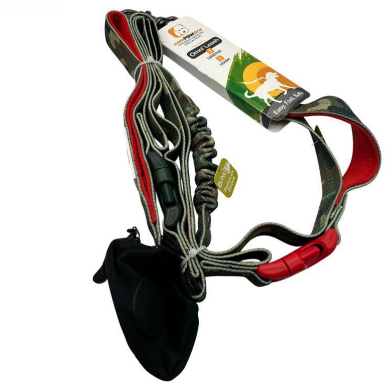ComPAWdre Omni Leash Camo/Red