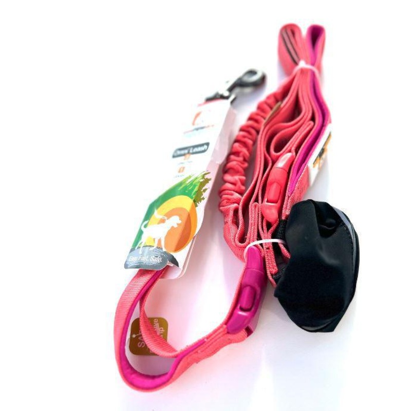 ComPAWdre Omni Leash Coral/Raspberry