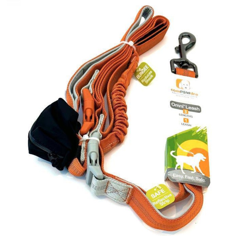 ComPAWdre Omni Leash Orange