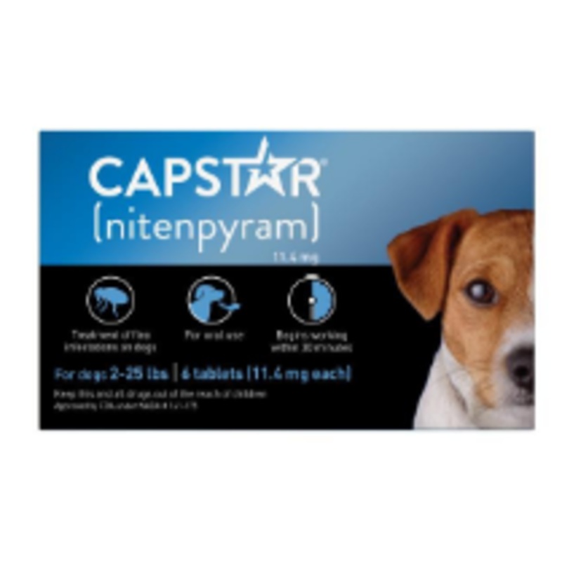 Pet IQ Capstar Flea Small Dog 2 – 25# 6 tablets