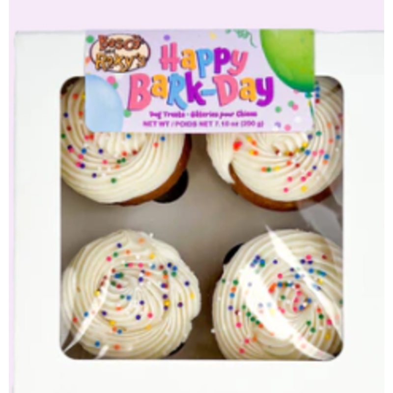 Bosco & Roxys Sprinkled 3D Vanilla Medium Cupcake