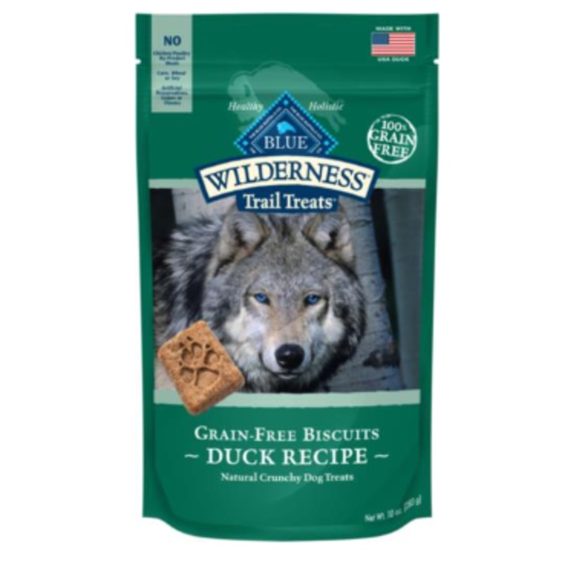 Blue Buffalo Wilderness Duck Biscuit Dog 10oz