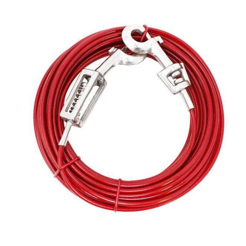 Boss Pet 40′ Tie-out w/ Spring Large