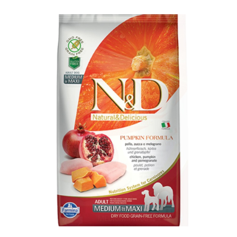 N&D Chicken & Pumpkin Med/Maxi 26.4#