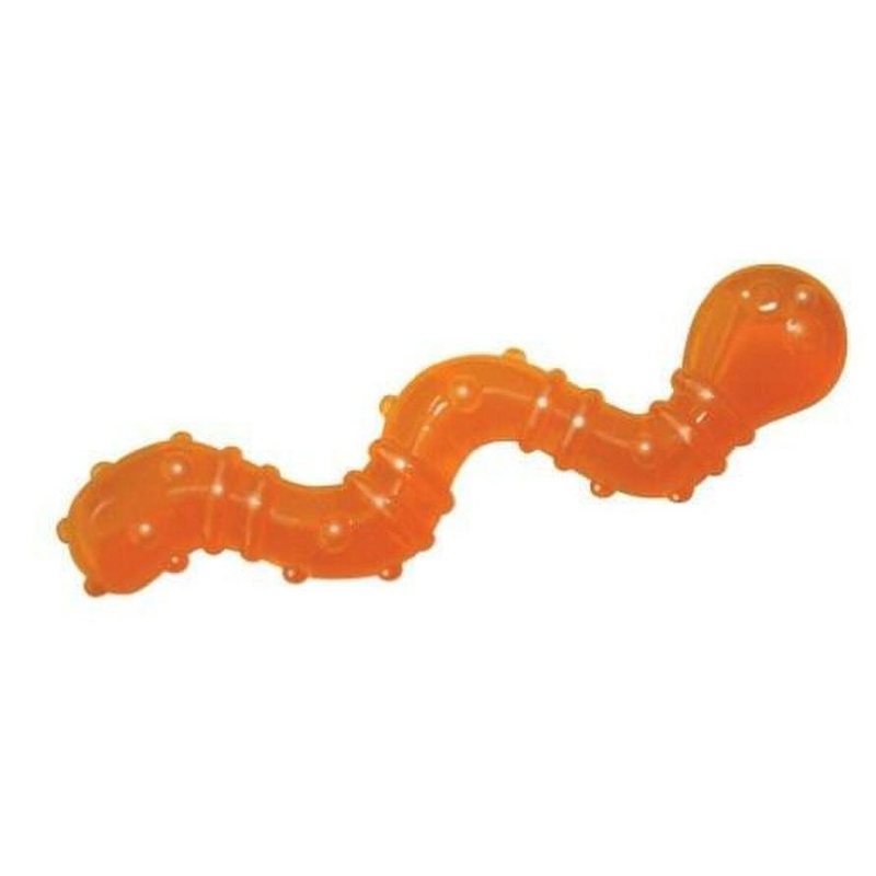 Outward Hound Orkakat Wiggle Worm Dental Cat Chew Toy