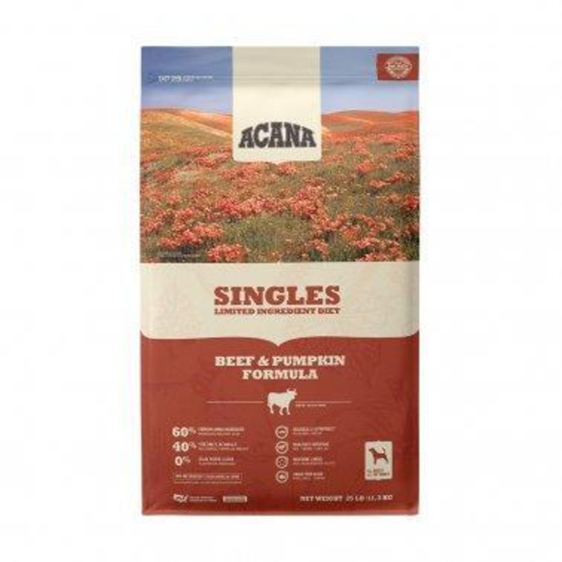 Acana LID Beef & Pumpkin 25#