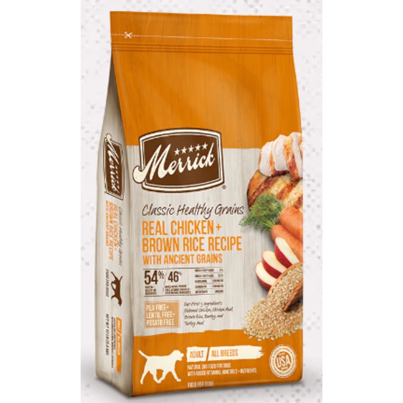 Merrick Classic Chicken & Brown Rice 25#