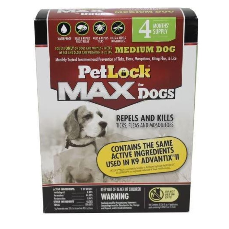 PetLock Max Dog MD 4pk