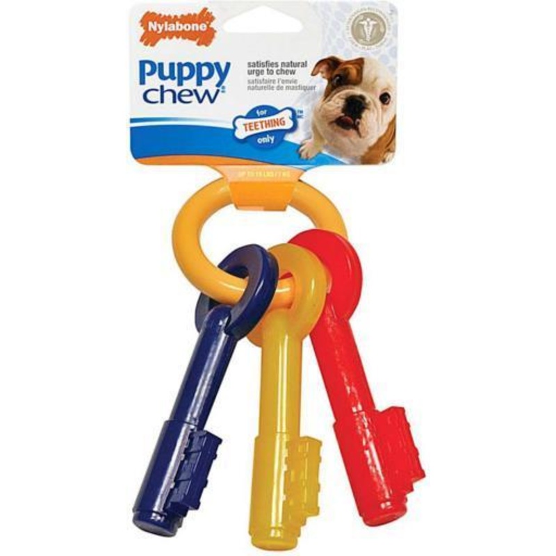 Nylabone Teething Keys Bacon Petite