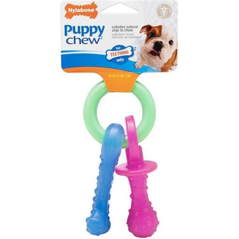 Nylabone Teething Pacifier Bacon Petite