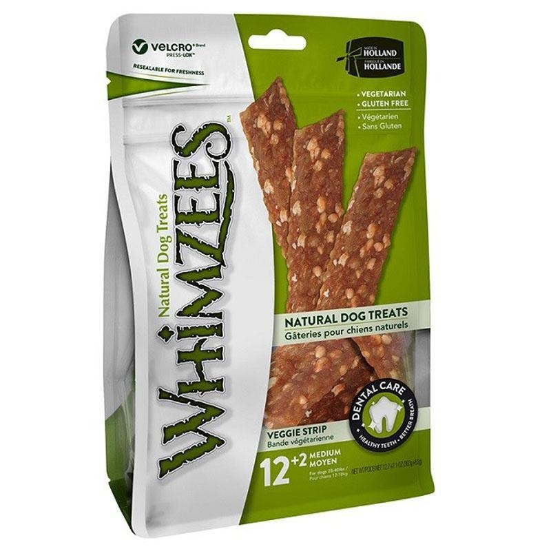 Whimzees Veggie Strips MD 5.9 14pk