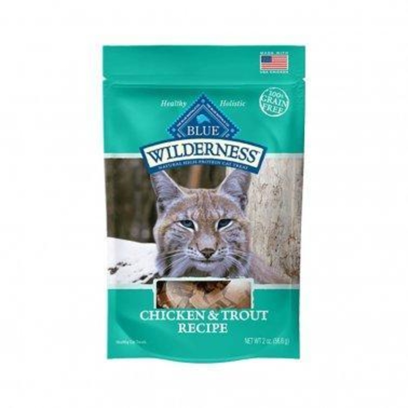 Blue Buffalo Chicken & Trout Cat Treat 2oz