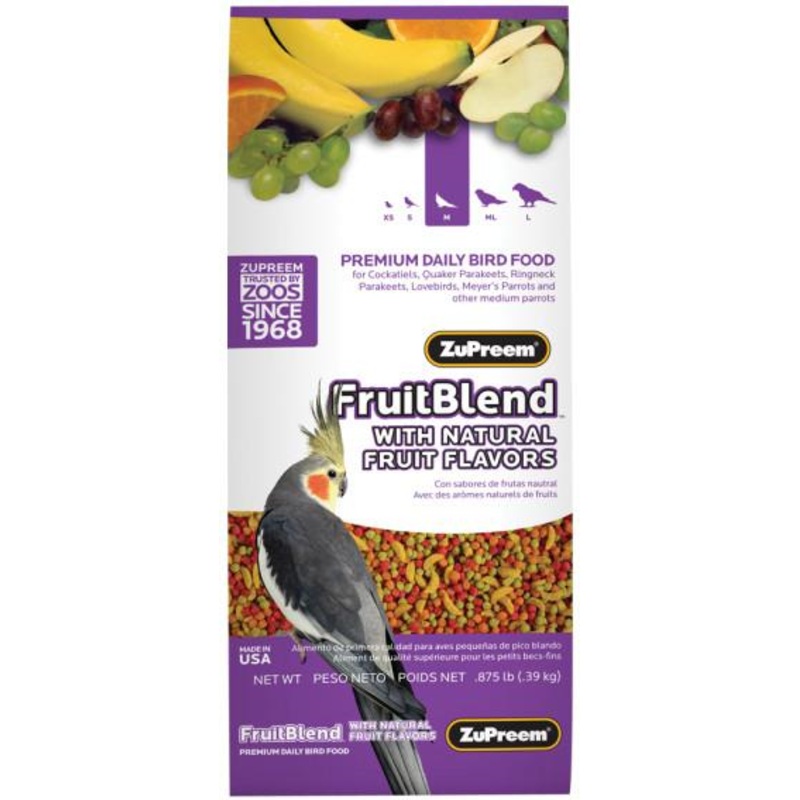 ZuPreem Fruit Blend Tiel Med 14oz