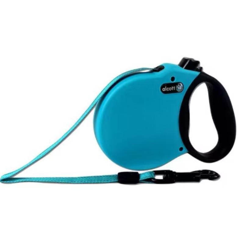 Alcott Adventure Retractable Belt Leash Blue XSM