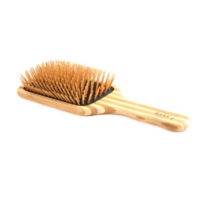 Bass Green Paddle Brush LG
