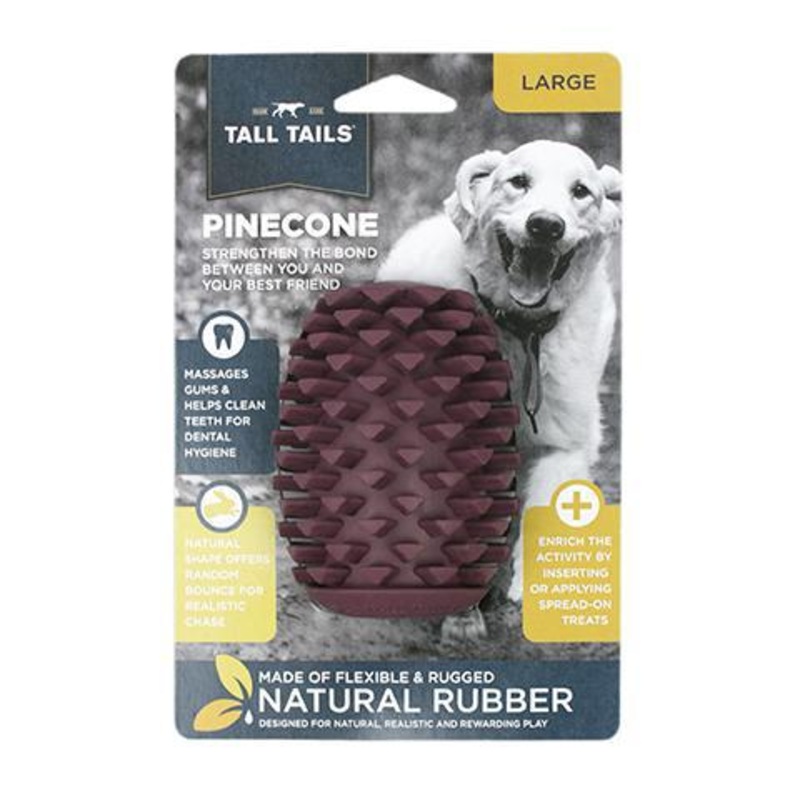 Tall Tails Rubber Pinecone 4