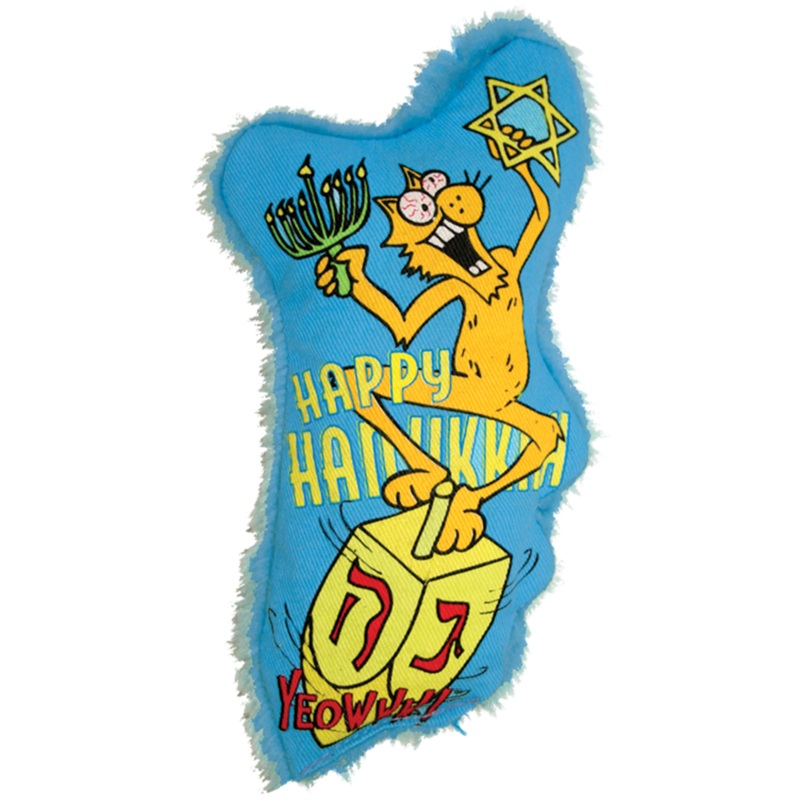 Yeowww! Dreidel Krinkle Catnip Toy