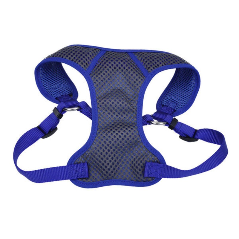 Coastal 3/4 Soft Harness Gray/Blue 22-28