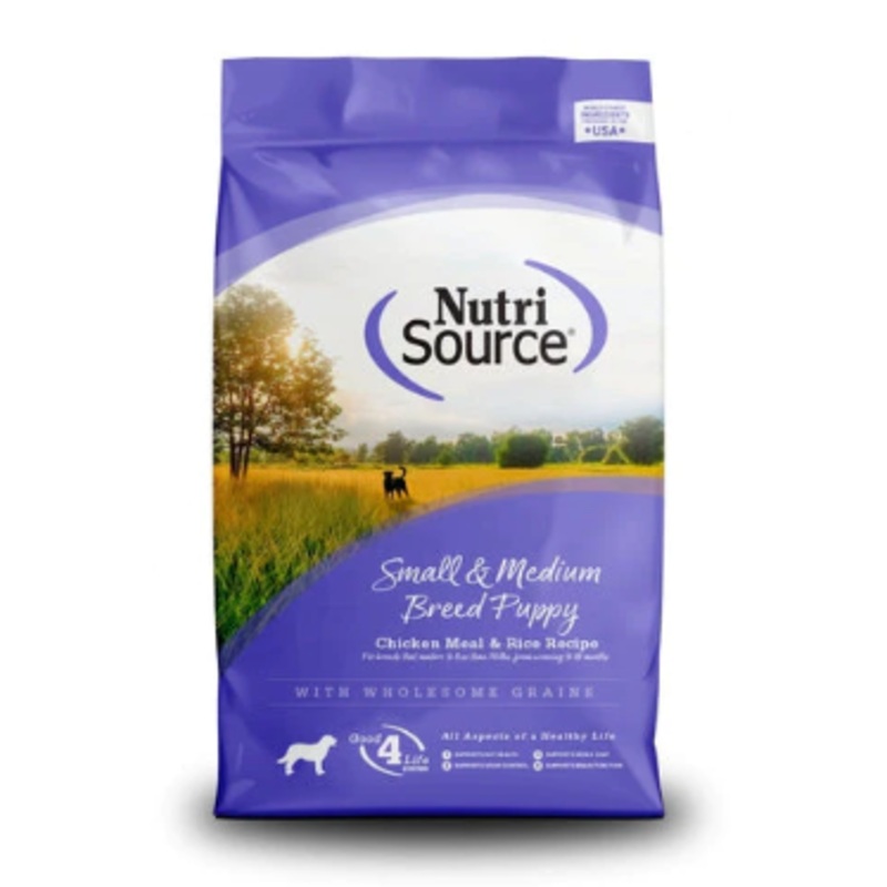 Nutri Source Small/Med. Puppy Chicken & Rice 12#