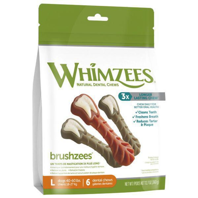 Whimzees Brushzees LG 6ct