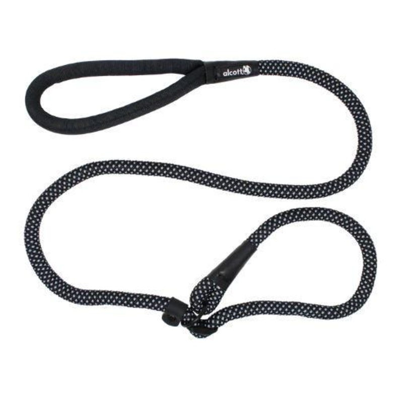 Alcott Slip Rope Leash Black LG