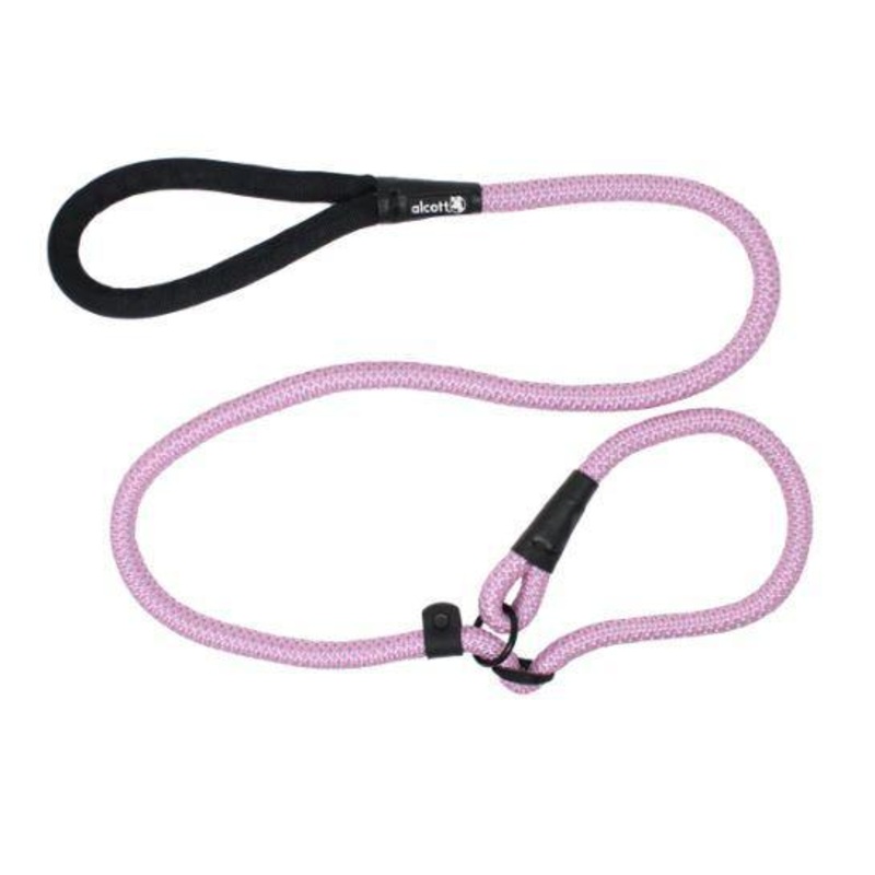 Alcott Slip Rope Leash Pink LG