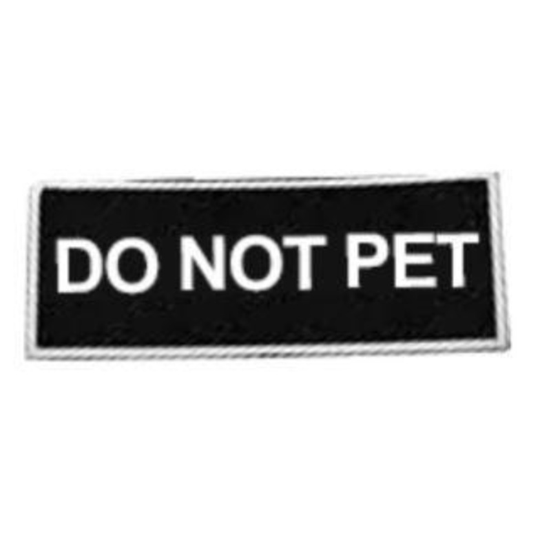 Boss Dog Velcro Patch – Do Not Pet LG