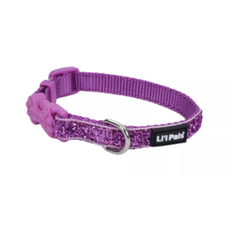 Li’l Pals 3/8 Glitter Collar Orchid 6-8