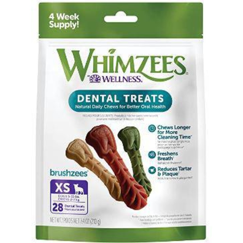 Whimzees Brushzees XSM 28ct