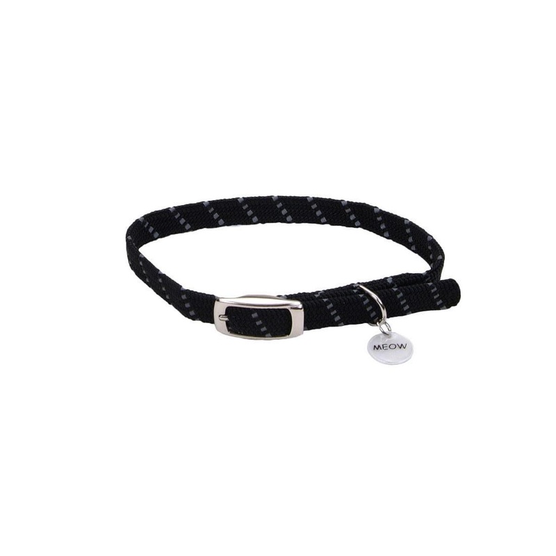 Coastal 3/8 Cat Collar Safety Black 10