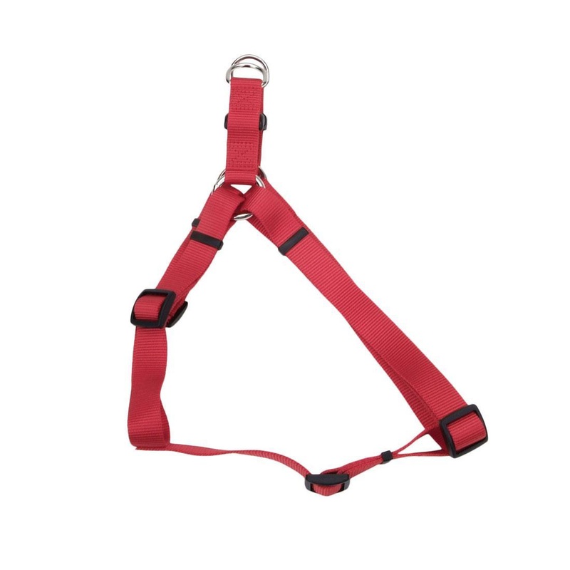Coastal 5/8 Adj. Harness Red 16-24