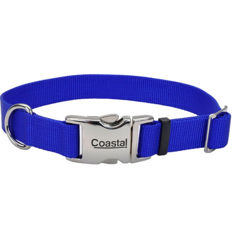 Coastal 3/4 Adj/Metal Collar Blue 14-20