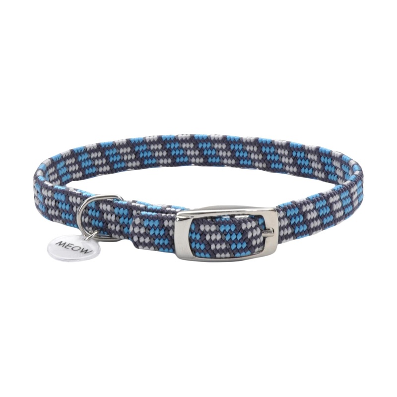 Coastal 3/8 Cat Safety Collar Grey/Blue 10