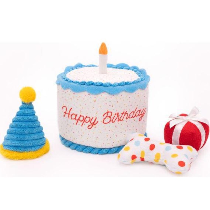 Zippy Paws Burrow – Birthday Cake LG
