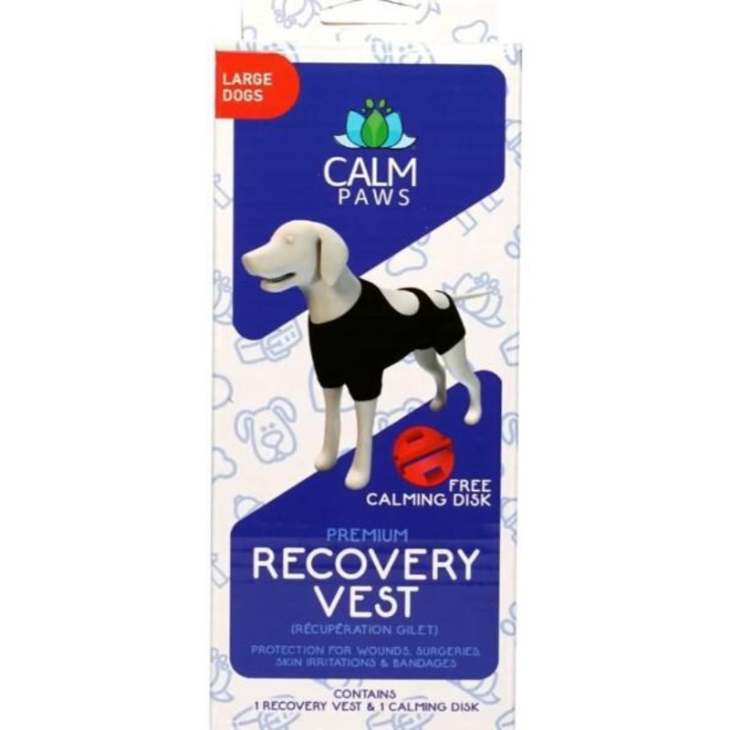 Calm Paws Calming Recovery Vest LG