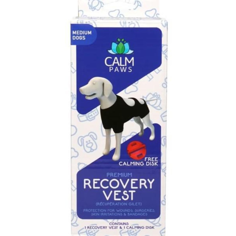 Calm Paws Calming Recovery Vest MD