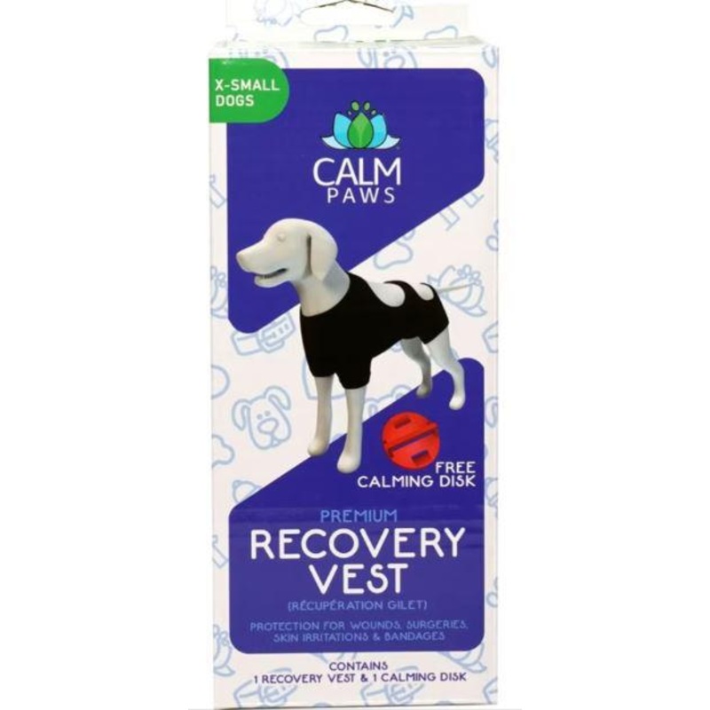 Calm Paws Calming Recovery Vest XS