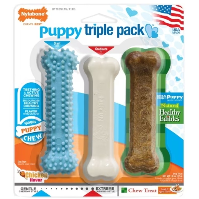 Nylabone Chew Variety Chicken Blue