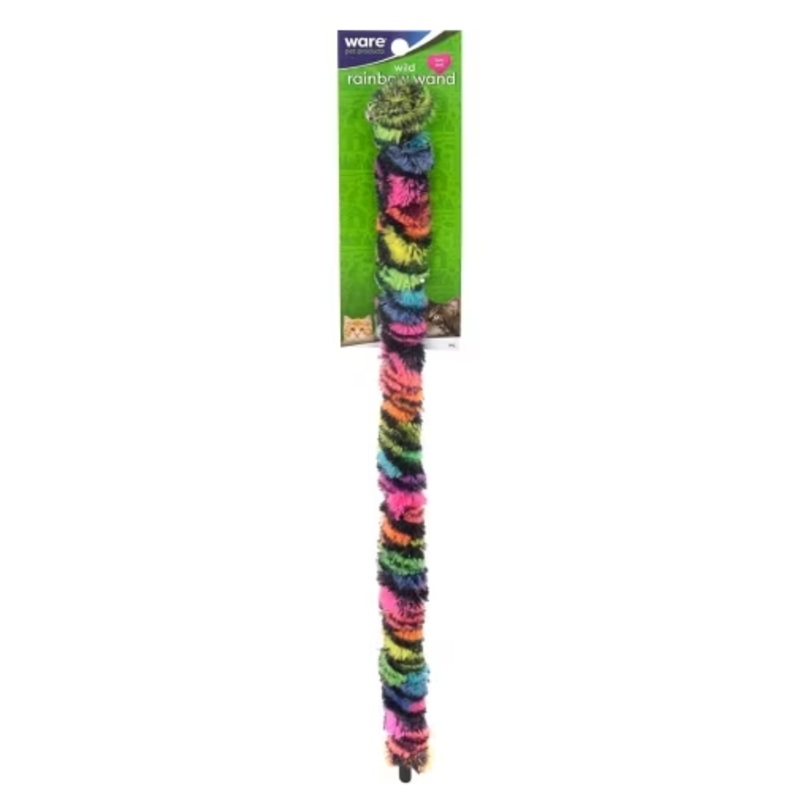 Wild Rainbow Wand Cat Toy