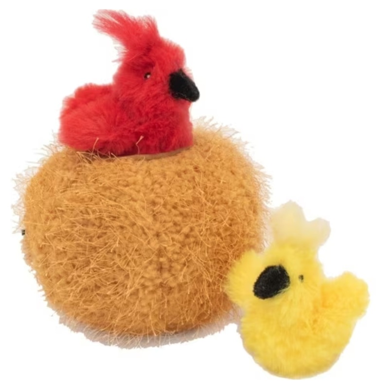 Zippy Claws Burrow Birds In Nest Catnip SM