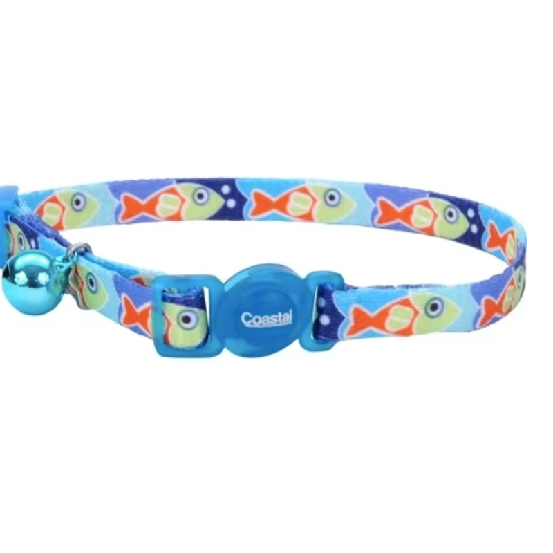 Coastal Adjustable Breakaway Cat Collar – Fish
