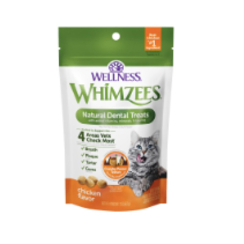 Whimzees Dental Treats Chicken Cat 2oz