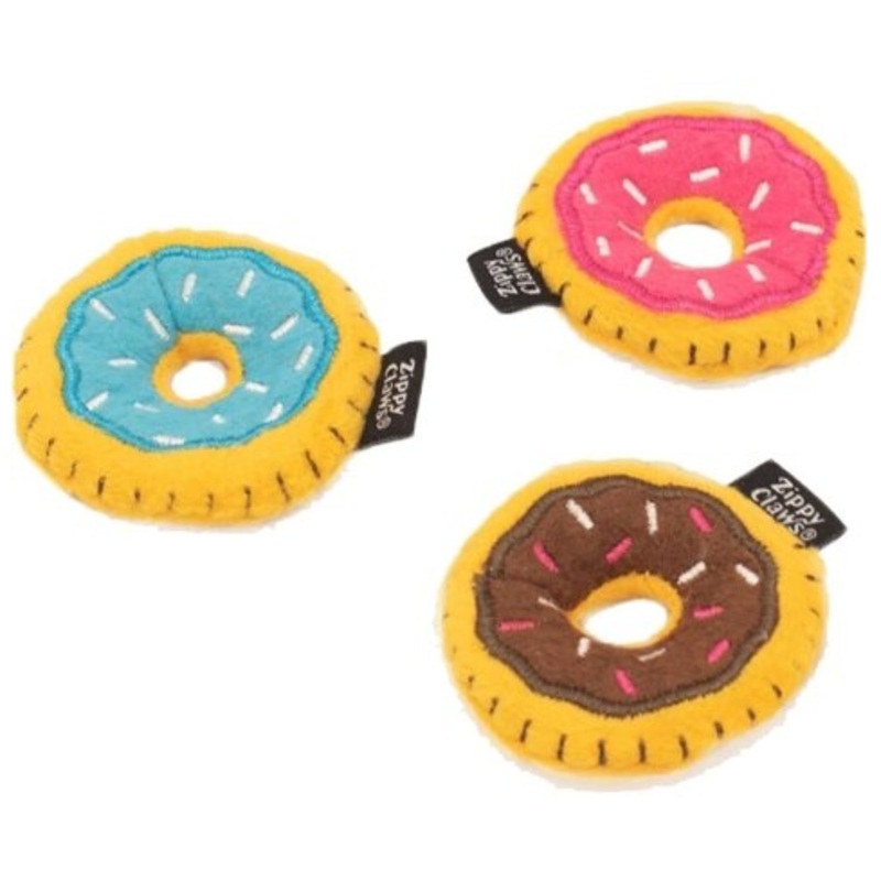 Zippy Claws Mini DonutZ Catnip SM 3pk